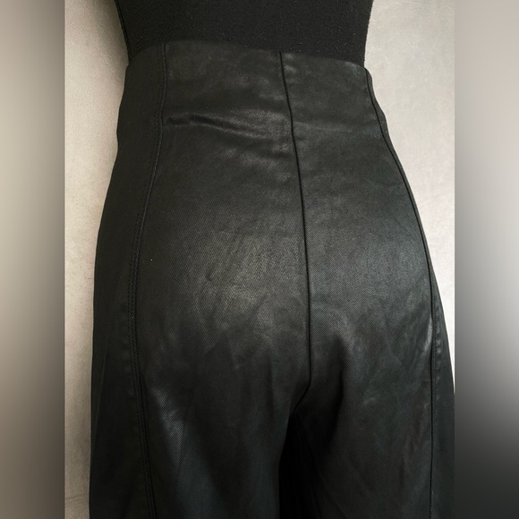 Black high waisted tapered trousers size xs - Picture 4 of 6